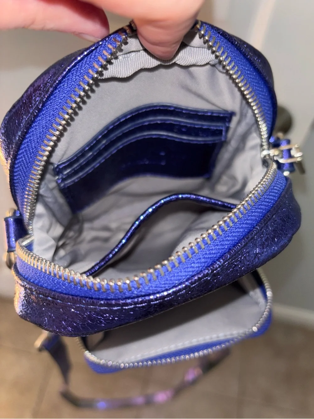 I.N.C. International Hadli Sapphire Crush mini Crossbody new